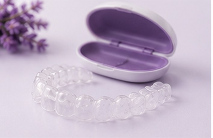 Individuelle Bleaching-Schiene mit Aufbewahrungsdose